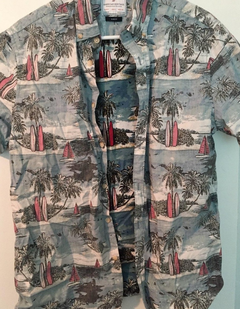 American Heritage men's short sleeve shirt